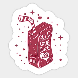 self love juice Sticker